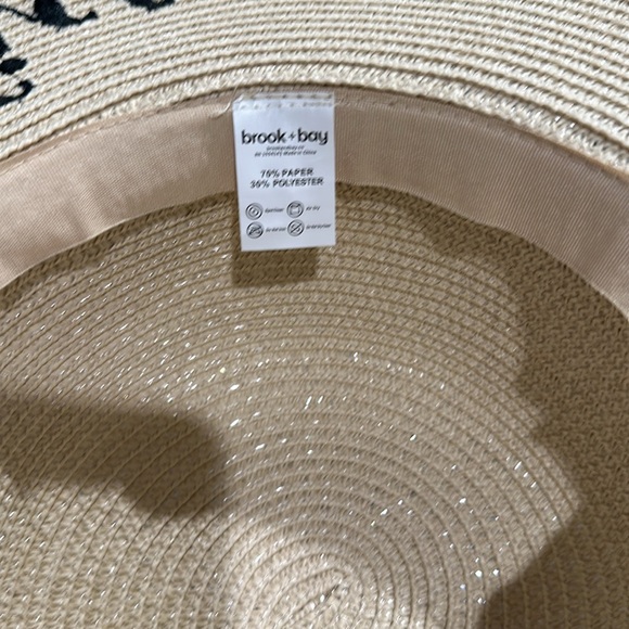BROOK + BAY ✨ Vacation Sun Hat Embroidered Out of Office Fun Cute Beach OS - Picture 3 of 3